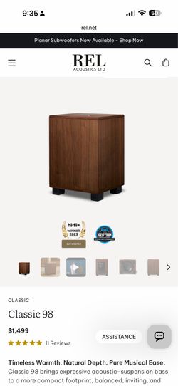 REL Classic 98 Subwoofer