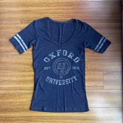 Navy Blue Oxford University Tee