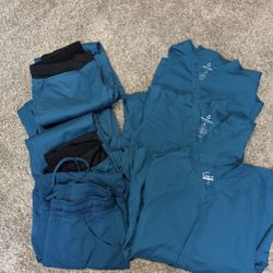 Caribbean Blue Scrub Bundle