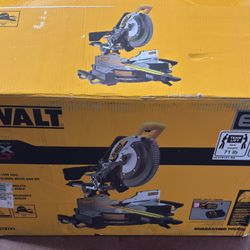 DEWALT 60V Lithium-lon 12 in. Cordless Sliding Miter Saw Kit with 9.0Ah Battery Pack