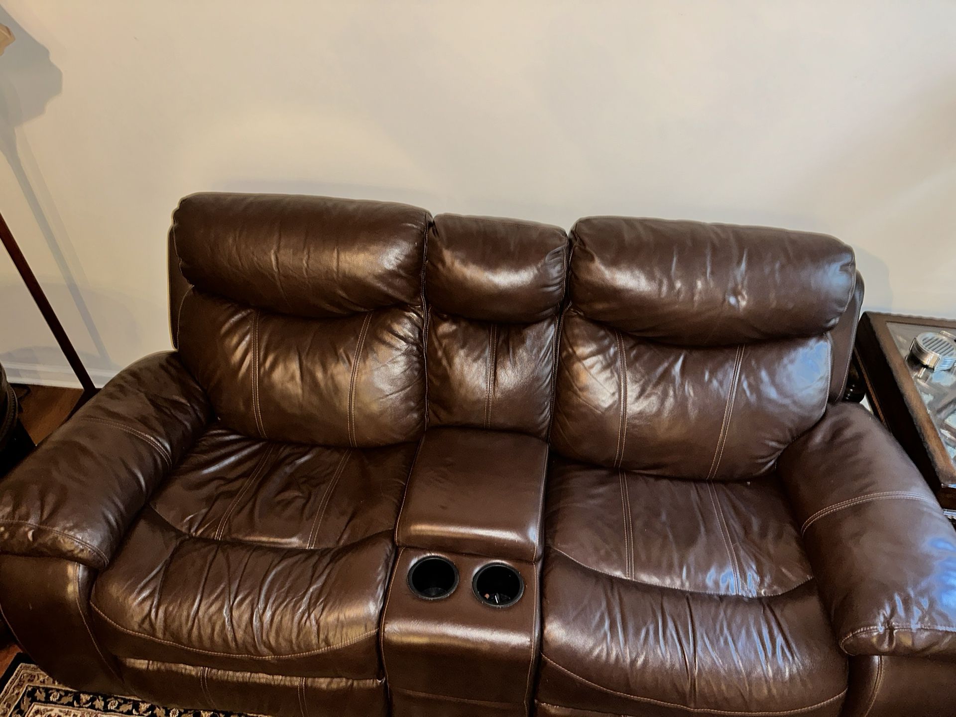 Haverty’s Gibson Reclining Sofa And Love Seat