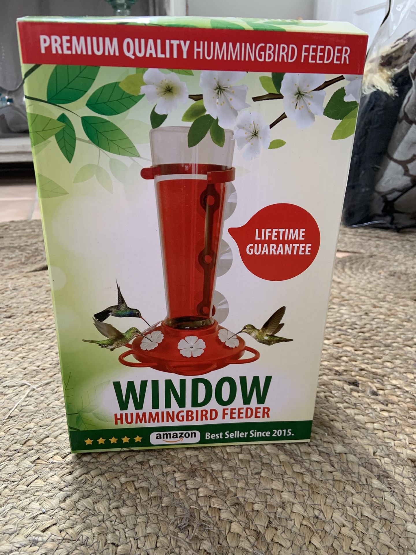 New Window Hummingbird Feeder