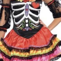 Sexy Day Of The Dead Halloween Costume