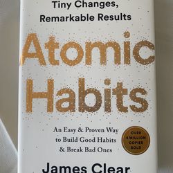 Atomic Habits James Clear Hardcover A Proven Way To Break Bad Habits And Start Healthy New Ones! Best Price New!