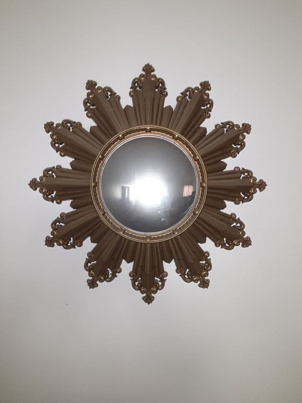 Starburst Mirror Wall Plaque