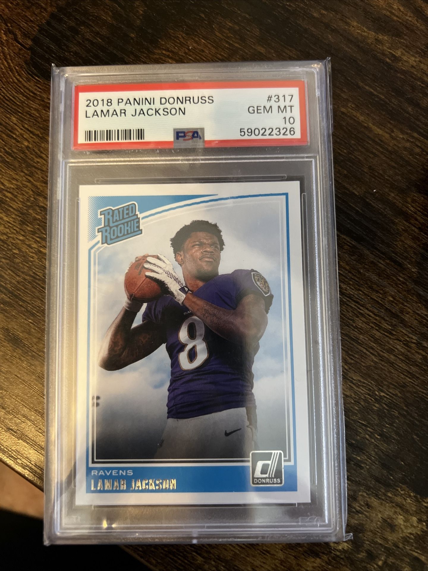 gem graded 10 lamar jackson