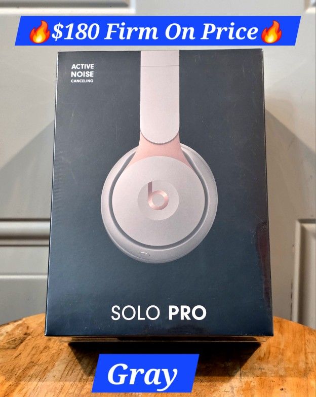 🔥Beats Solo Pro Wireless NC🔥100% Original🔥$180 Firm On Price🔥 New Sealed
