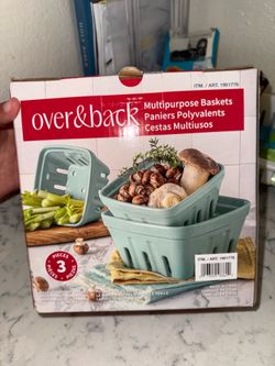 Glass multipurpose basket set