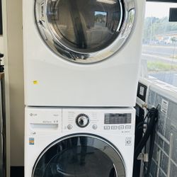 LG Front Load Washer And Dryer Stackable 