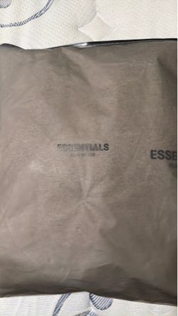 Essentials hoodie dark oat meal
