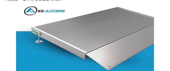 EZ access threshold ramp with carry on case local pick up only