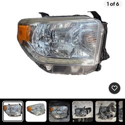 2014-2017 TOYOTA TUNDRA DRIVER SIDE HEADLIGHT OEM LH