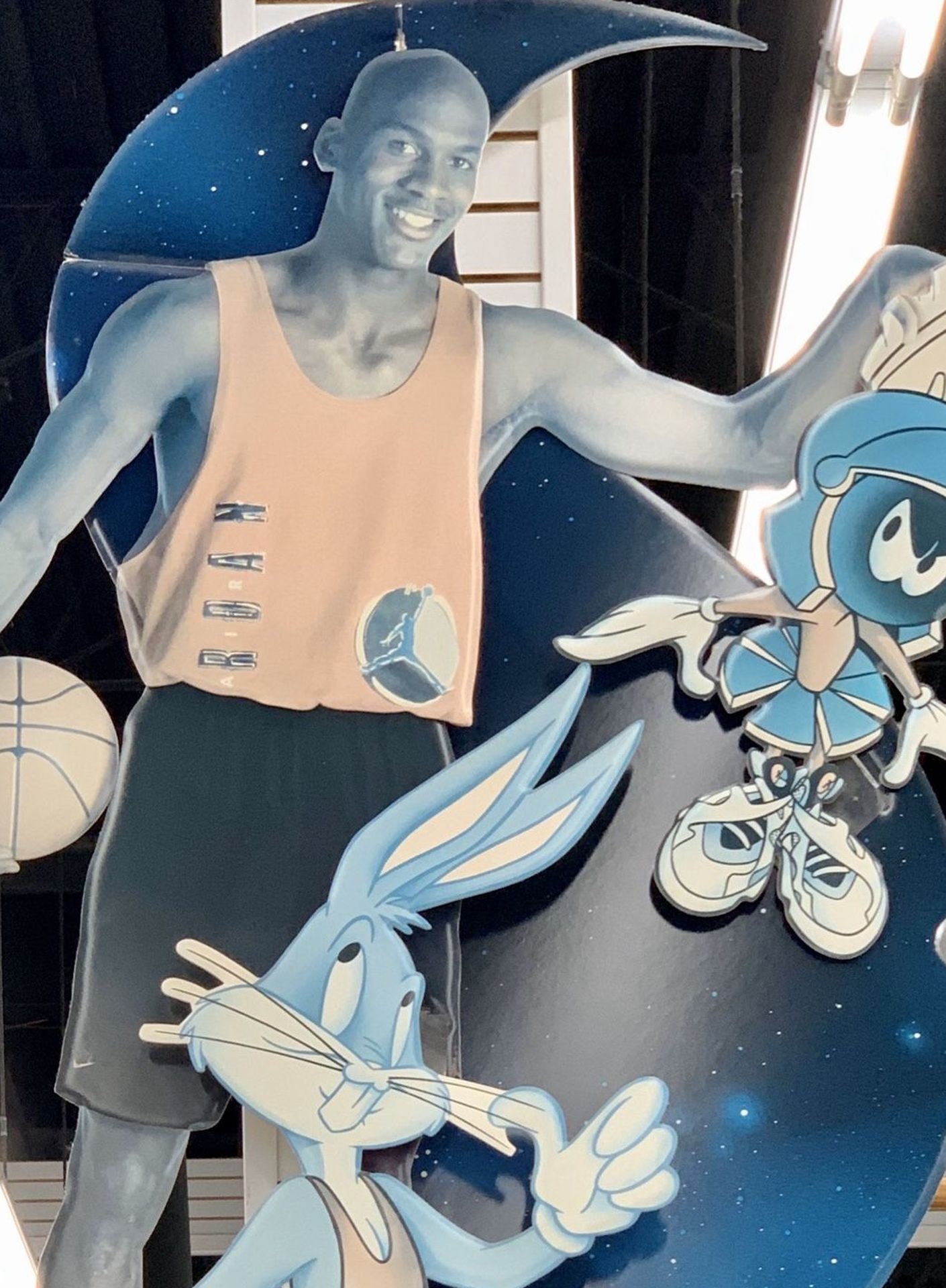 Michael Jordan Space Jam Cardboard Cutout
