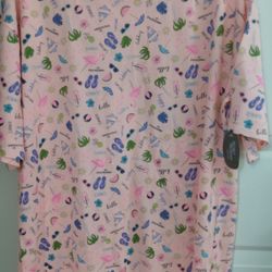 BRAND NEW - PASTEL COTTON SLEEPSHIRT $3.
