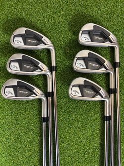 Callaway Rogue ST Max Irons 5-PW True Temper XP95 S300 Stiff Steel RH 6pc