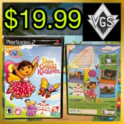 *CLASSIC* Dora the Explorer: Dora Saves the Crystal Kingdom – PlayStation 2 (PS2) – 2009