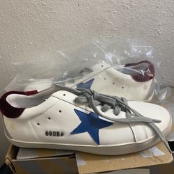 golden goose superstar sneaker Authentic women's Size 11  Mans 9.5 New with box