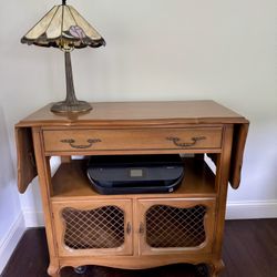 Server Extendable Table Vintage Antique 