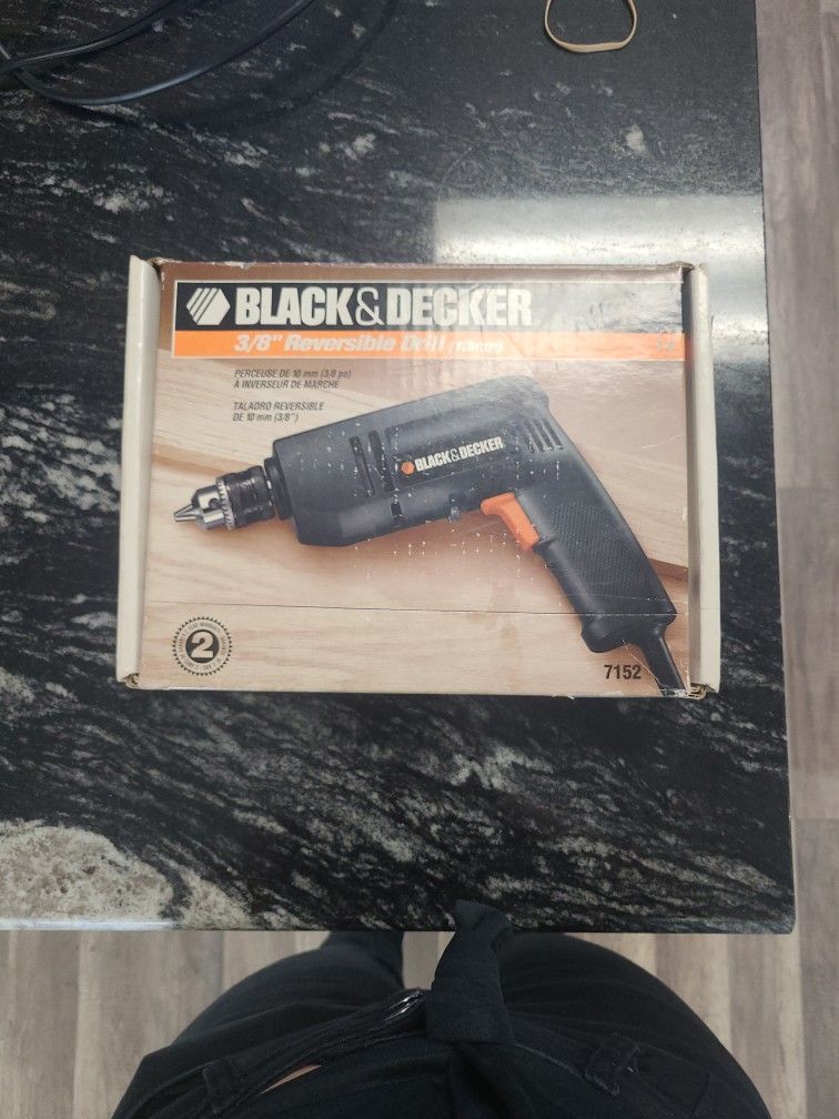 Black & Decker 3/8 Reversible Drill