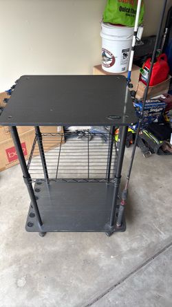 Fishing pole rack