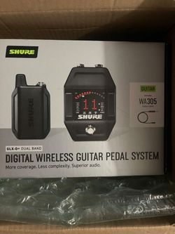 Digital wireless guitar pedal system