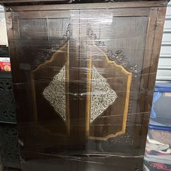 Vintage Polynesian armoire