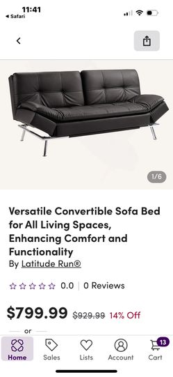 PAID 799 : Versatile Convertible Sofa Bed for All Living Spaces, Enhancing Comfort and Functionality