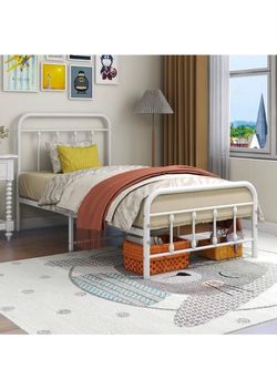 METAL BED SIZE TWIN