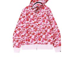 PINK BAPE HOODIE