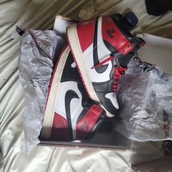 Retro Jordan 1 black Toe Prototype Size 12 Used