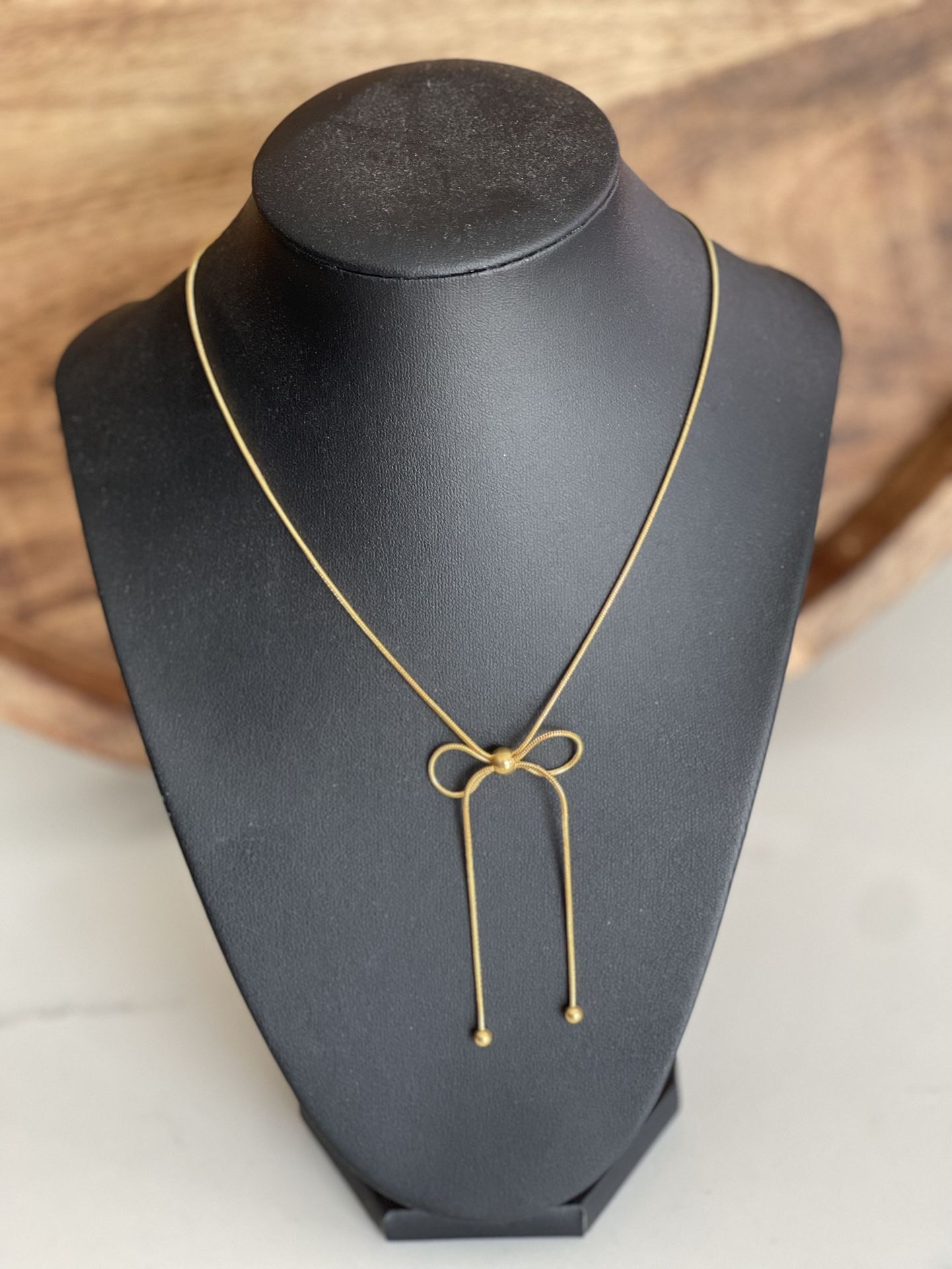 Bow Knot Necklace & Earrings