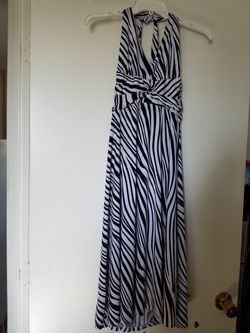 Black and white dress