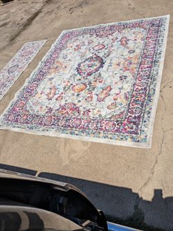 FLORANSA AREA RUG and FLORANSA RUG RUNNER