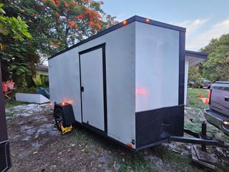 Used Trailer 6x14 "2021" Pulls Great, NO Leaks 6ft Height Interior Clean Documentation In Hand ✋️ READ Description FIRST, LEA PRIMERO.