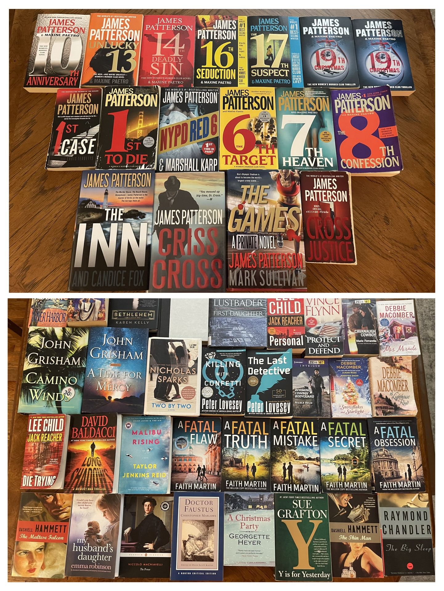 50 Books for 50 Bucks - Mystery, Suspense, Etc. - A Bunch of James Patterson, Etc. 