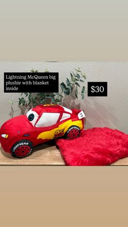 Lightning McQueen Large Plush with Blanket