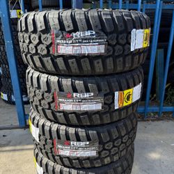 35x12.50r22 Repulsor MT 4 New Tires Installed And Balanced 40,000 Miles Warranty