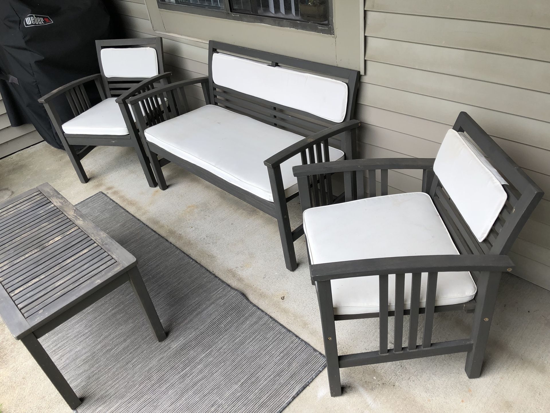 World Market Belize 4 Piece Outdoor Occasional Furniture Set