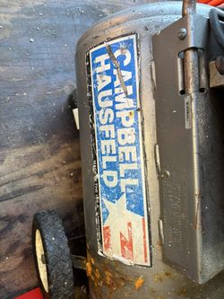 campbell Hausfeld 3.5 hp 11 gallons good condition With Hose Made In USA