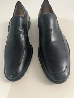 Men’s Cole Haan Black Leather Loafer size 9 only worn once made in Italy