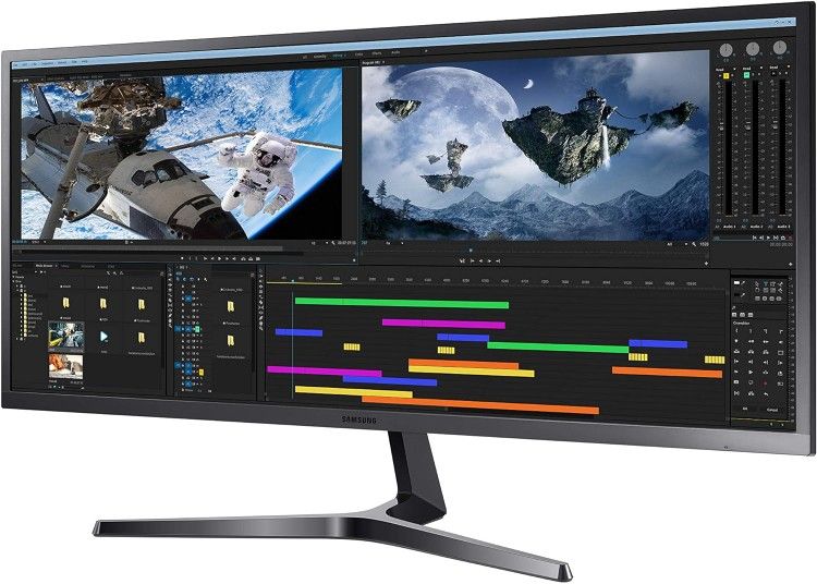 Samsung 34" Class Ultrawide Monitor with 21:9 Wide Screen, s34j552wqn