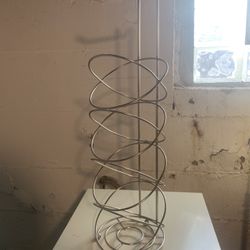 Home Basics Modern Swirl Freestanding Dispensing Toilet Paper Holder