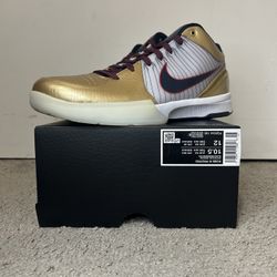 DS NIKE KOBE 4 GOLD MEDAL SIZE 10.5