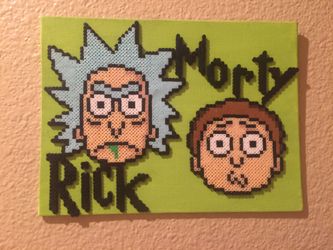 Rick n Morty Perler beads