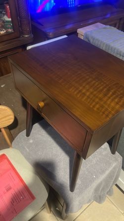 Lux nightstand walnut color new