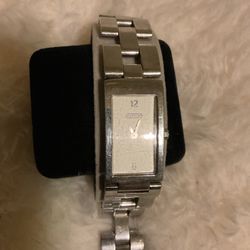 Vintage Stainless Steel Swiss Made Watch(COACH)