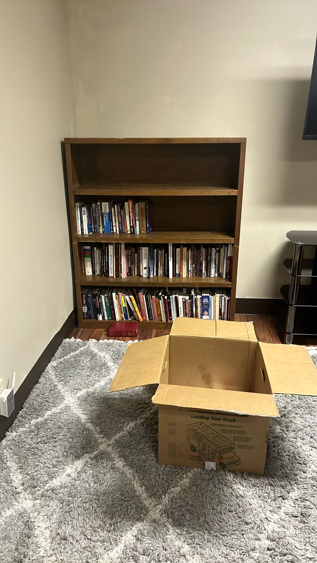 Older Real Wood Bookshelves 