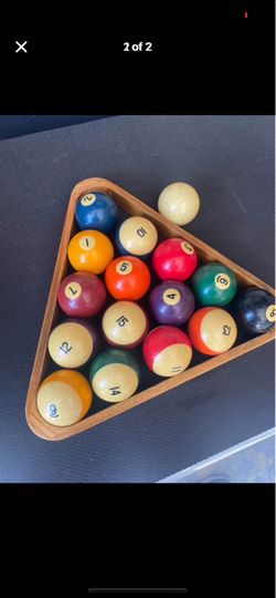Billard balls set