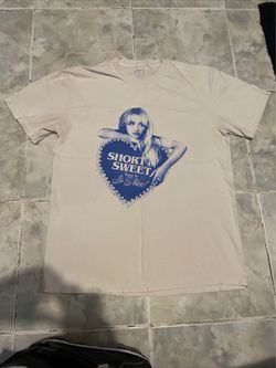 Sabrina Carpenter Short N Sweet 2024 Tour Shirt Large Official Concert Tee
