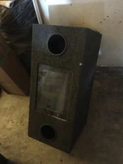 Dual 12” enclosure subwoofer